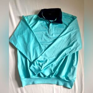 Turtleson quarter zip Aqua Pullover with Collar